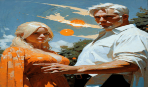 Our Garden was Buzzed by a UFO!