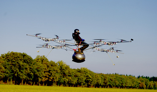 First Manned Electric Multicopter Flight was 15 Years ago in 2011
