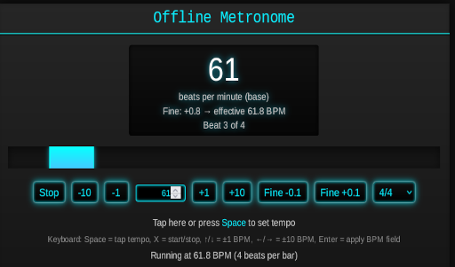 Free Offline Metronome